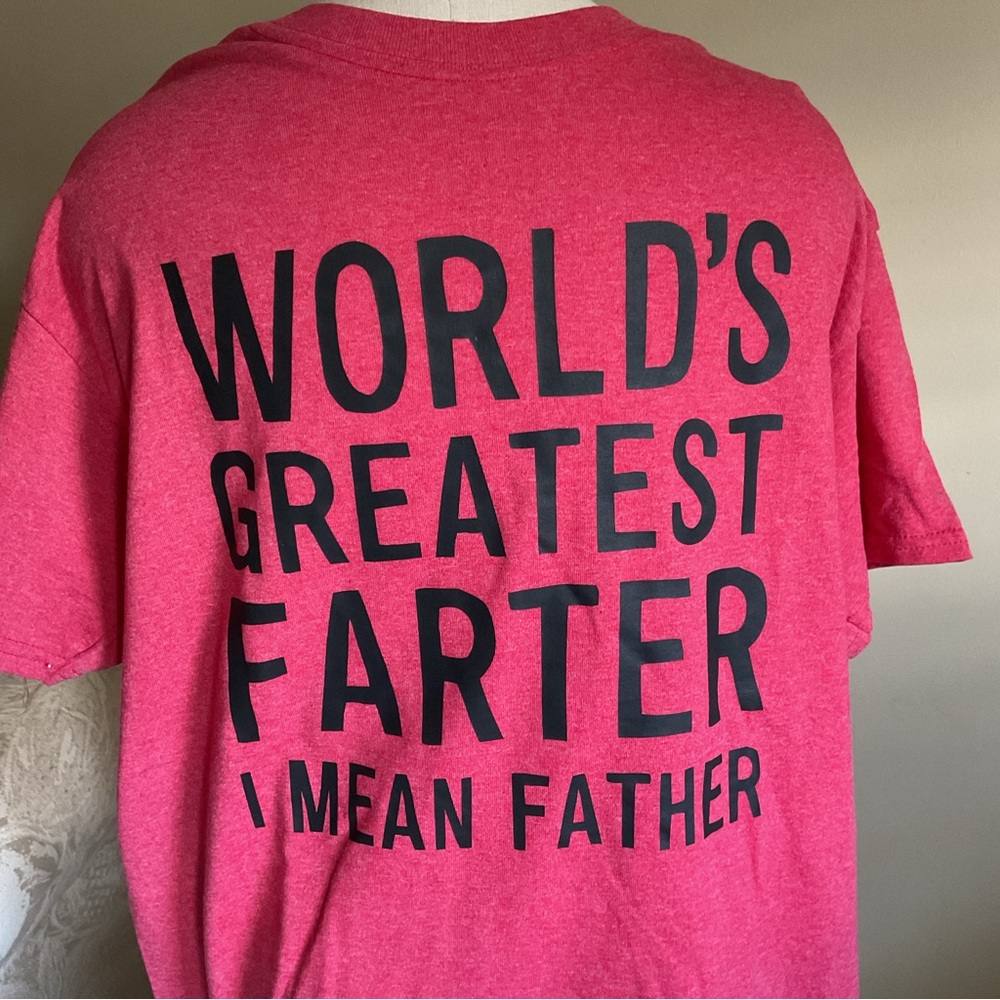 Great Father’s Day Gift - New without Tag. Men’s size Large Red t-shirt.